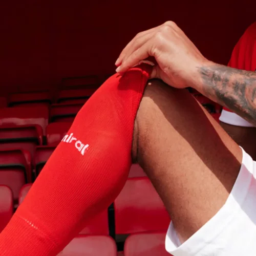 Adult & Junior Home Socks (Admiral/Red) 2025/26 *PRE-ORDER* - Image 4