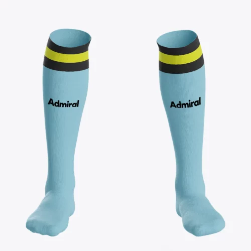 Junior Away Socks (Admiral/Light Blue) 2025/26 | One Size: XS | *PRE-ORDER*