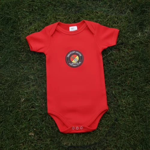 EUFC Baby Vests in red or white - Image 3