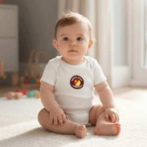 EUFC Baby Vests in red or white