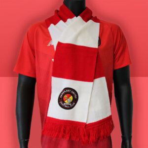 Red/White striped EUFC scarf